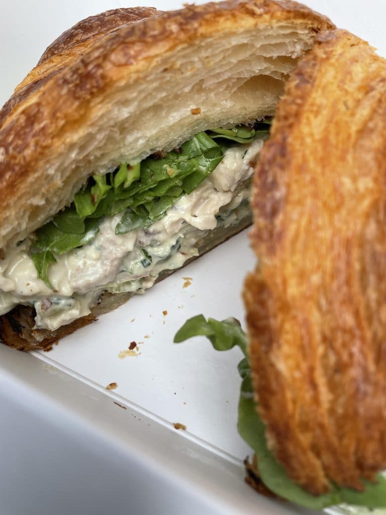 Chicken Salad on a Croissant