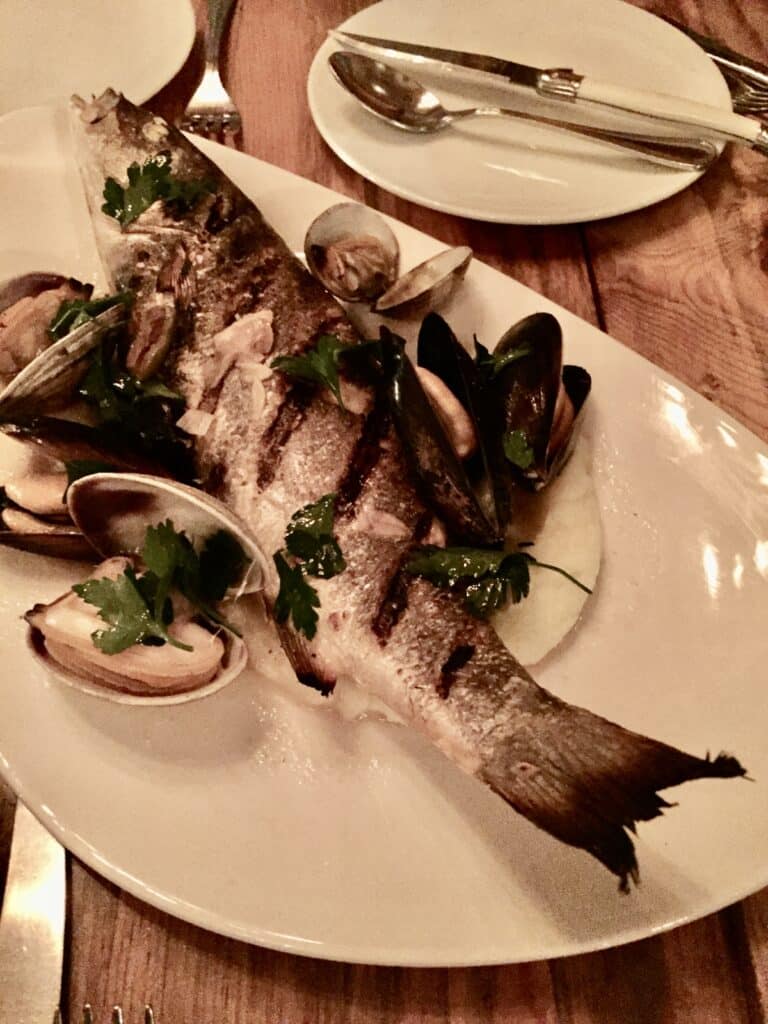 Whole Branzino