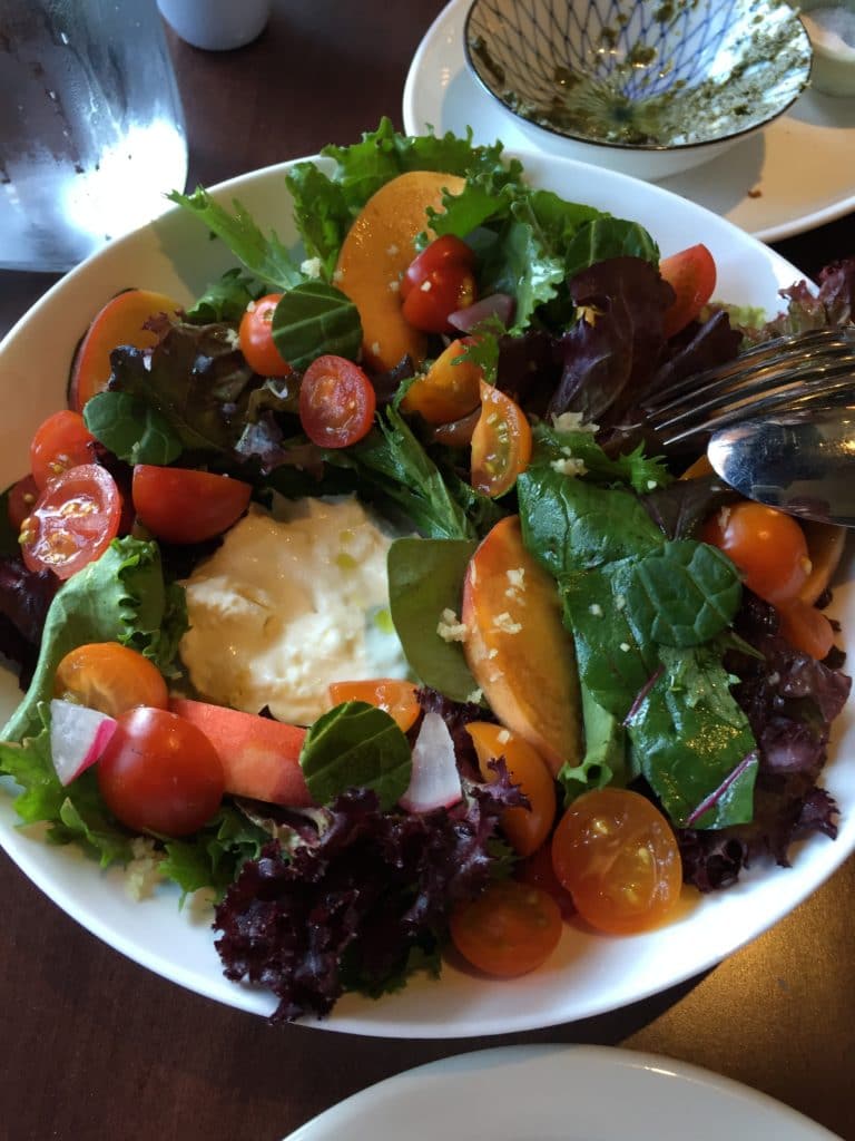 Peach and Tomato Salad