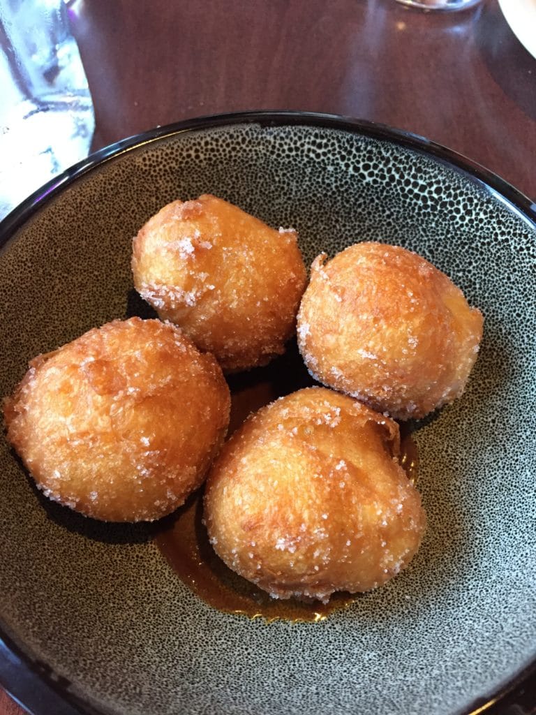 Zeppole with Ricotta and Goat Cheese