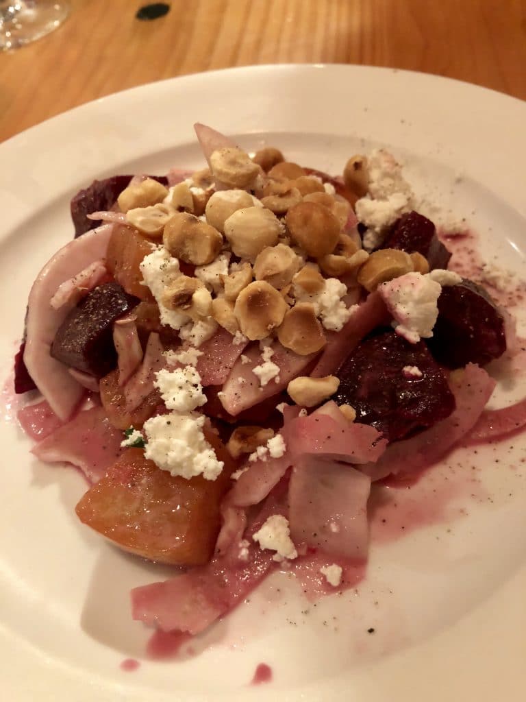 Roasted Beet Salad with Hazelnuts