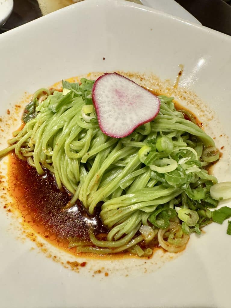 Vegan Noodles with Spicy Sauce