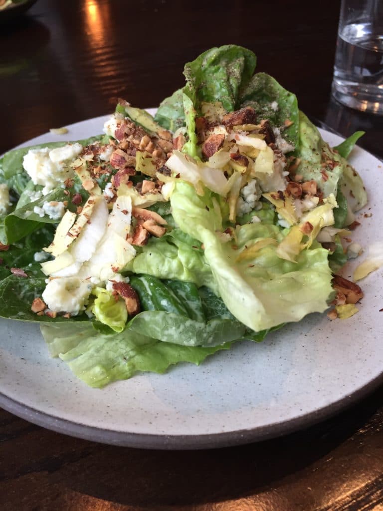 Blue Cheese Gem Lettuce Salad