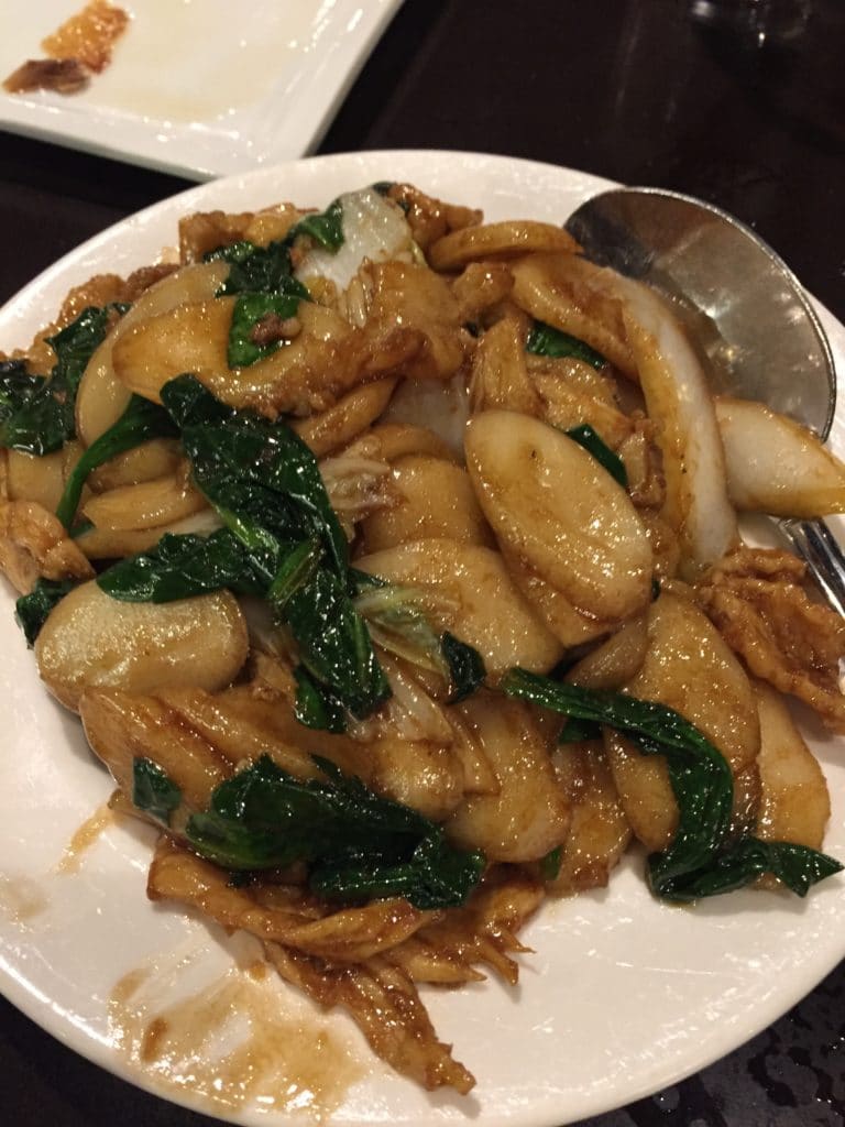 Shanghai Rice Cakes with Pork