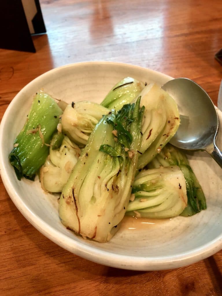 Bok Choy with Ginger &amp; Garlic