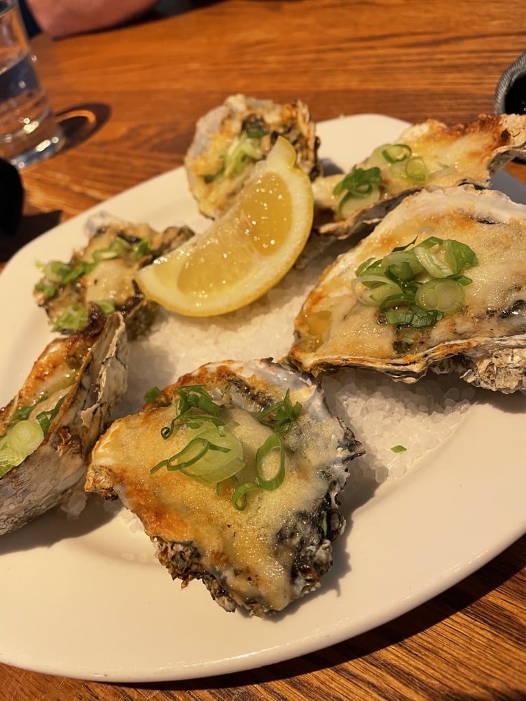 NoLa Style Baked Oysters
