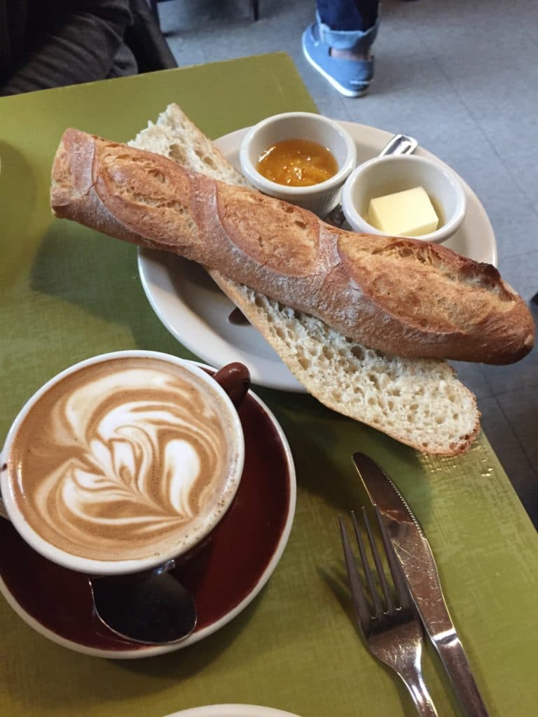 Baguette and Mocha