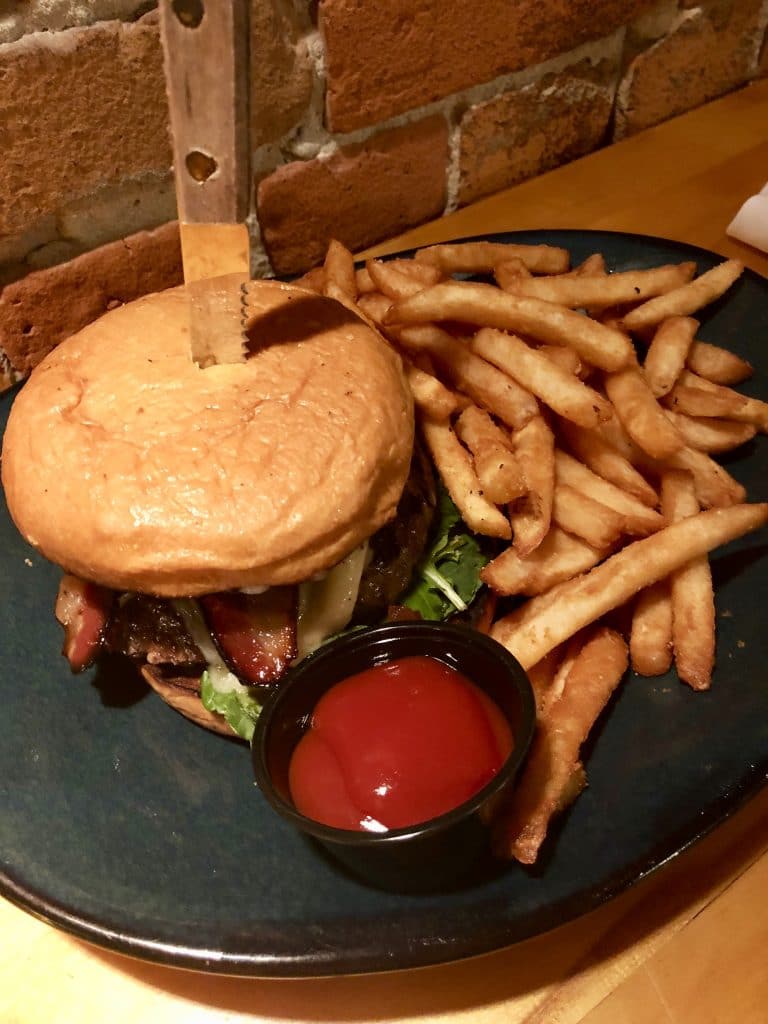 Apple Chutney Brie Burger