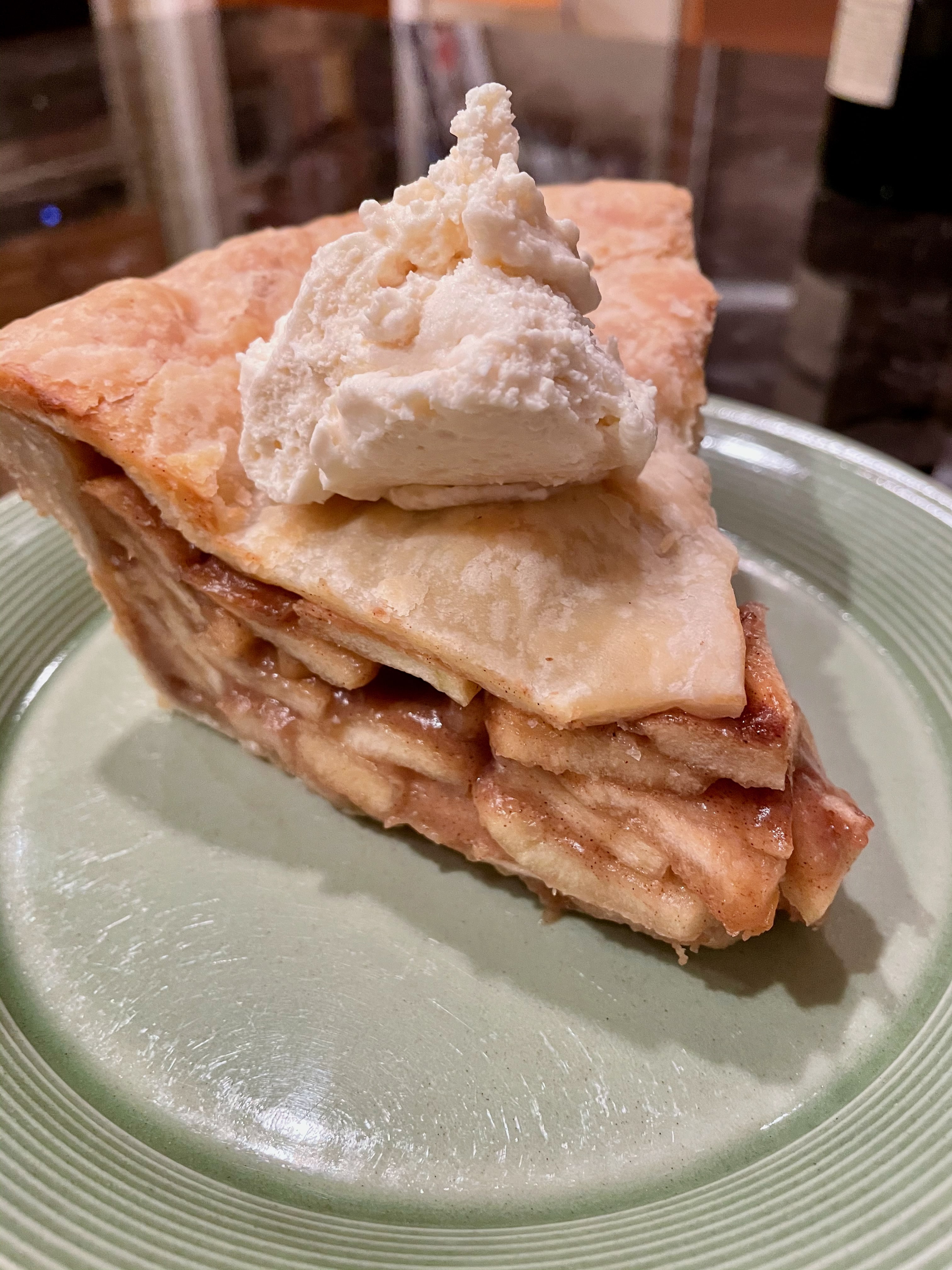 Apple Pie with Maple Cream