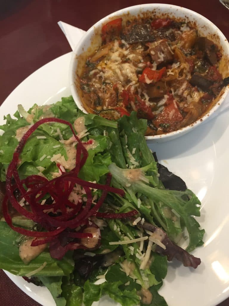 Ratatouille with Side Salad