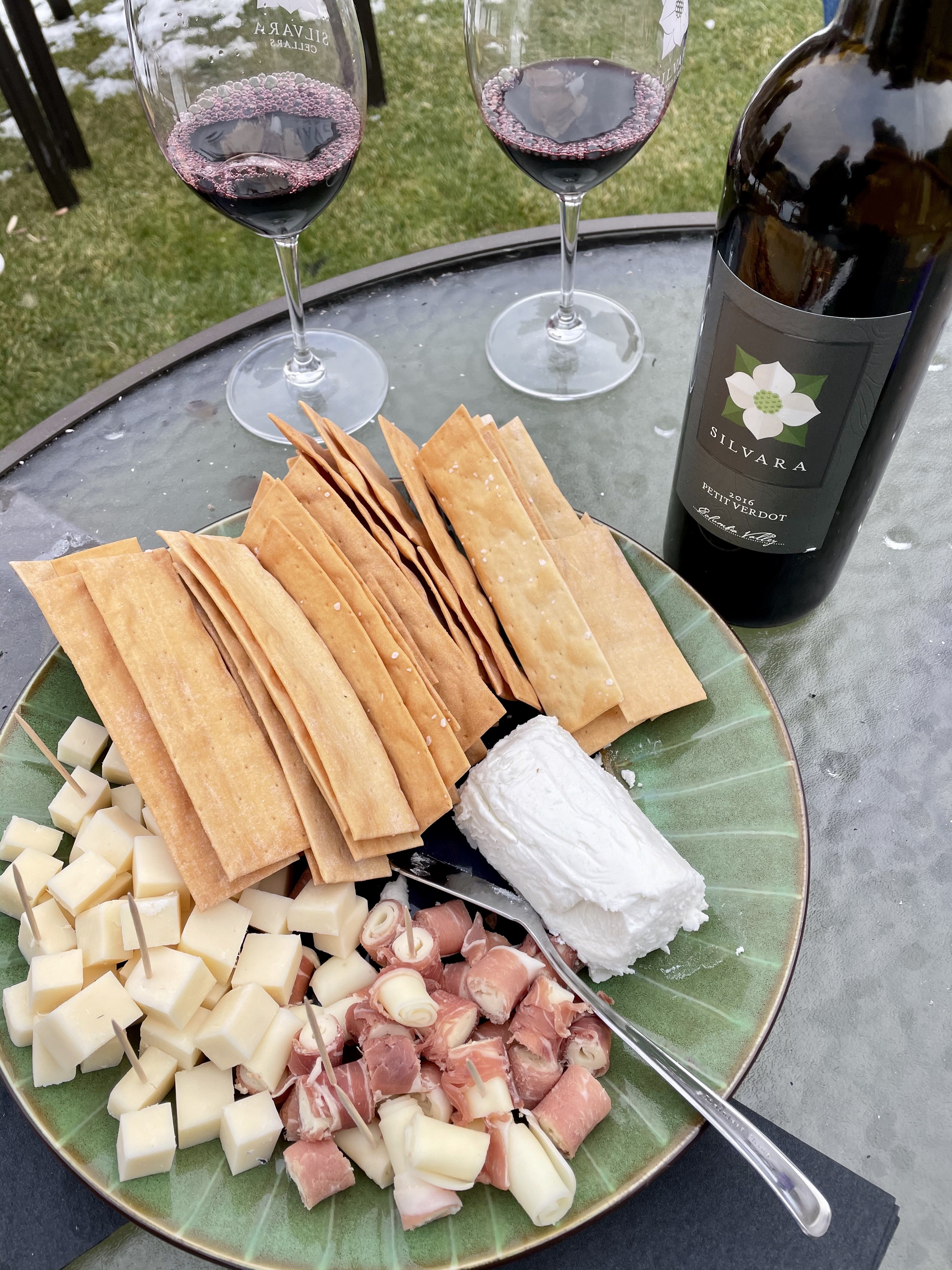 Cheese Plate and a Left Bank Styled Bordeaux Blend