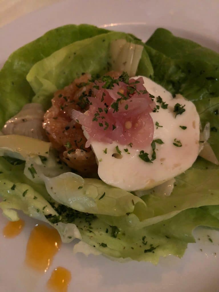 Butter Lettuce with Cured Salmon Butter Lettuce with Cured Salmon