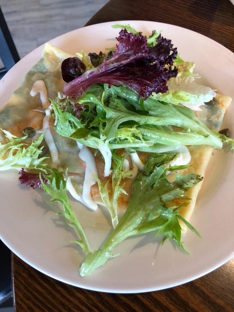 Smoked Salmon Crepe