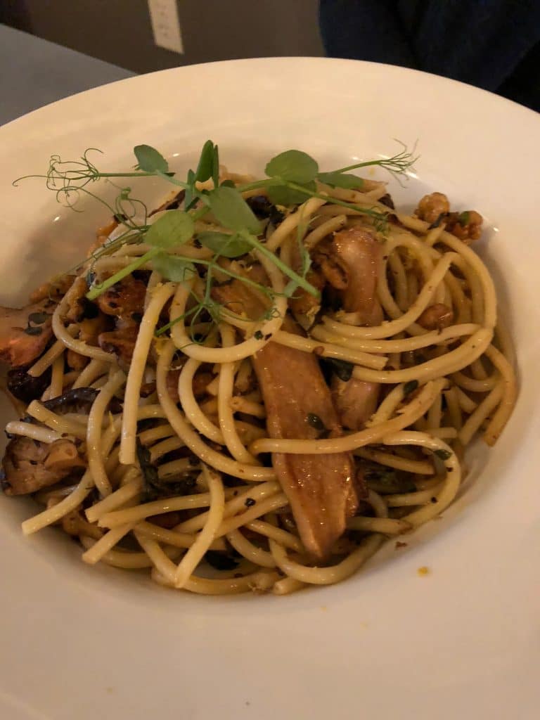 Bucatini with Mushrooms