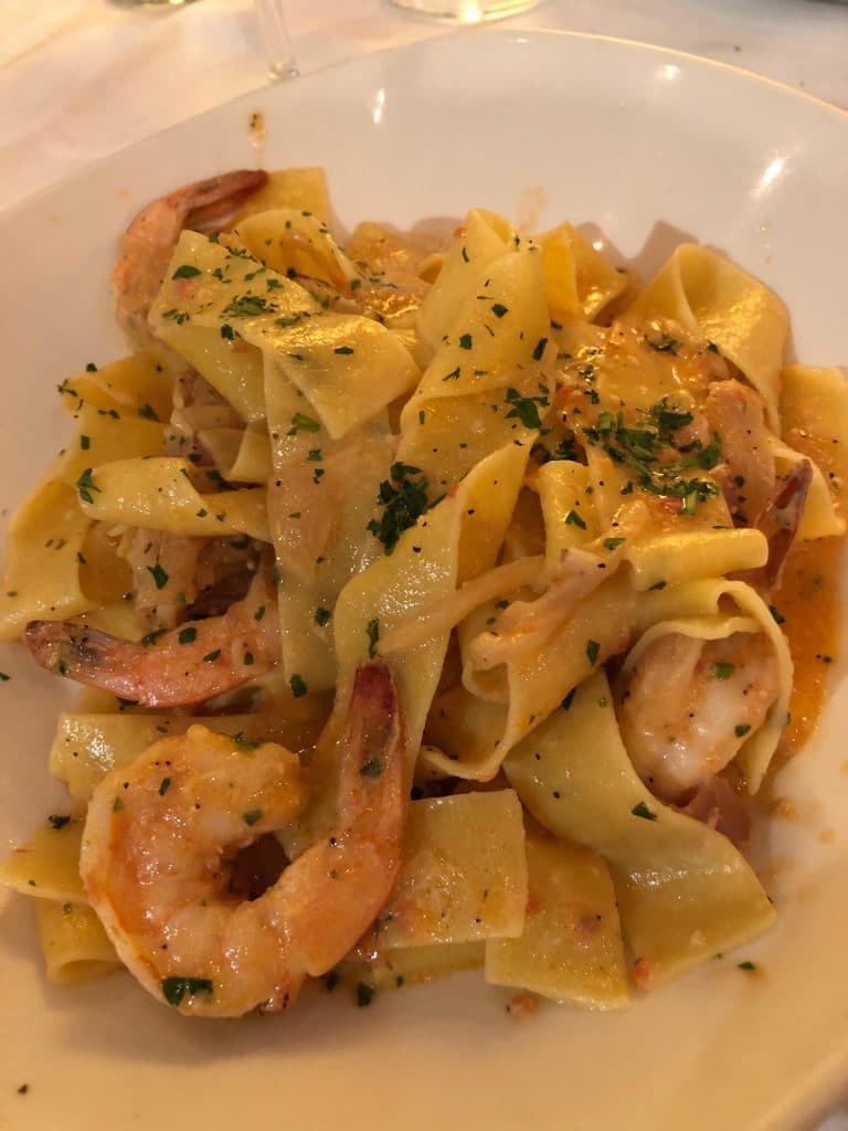 Shrimp Pappardelle