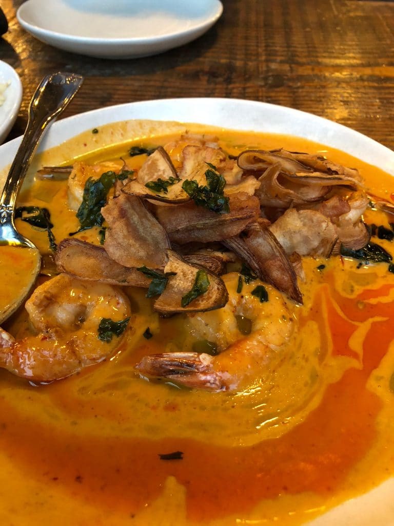 Spicy Curried Prawns