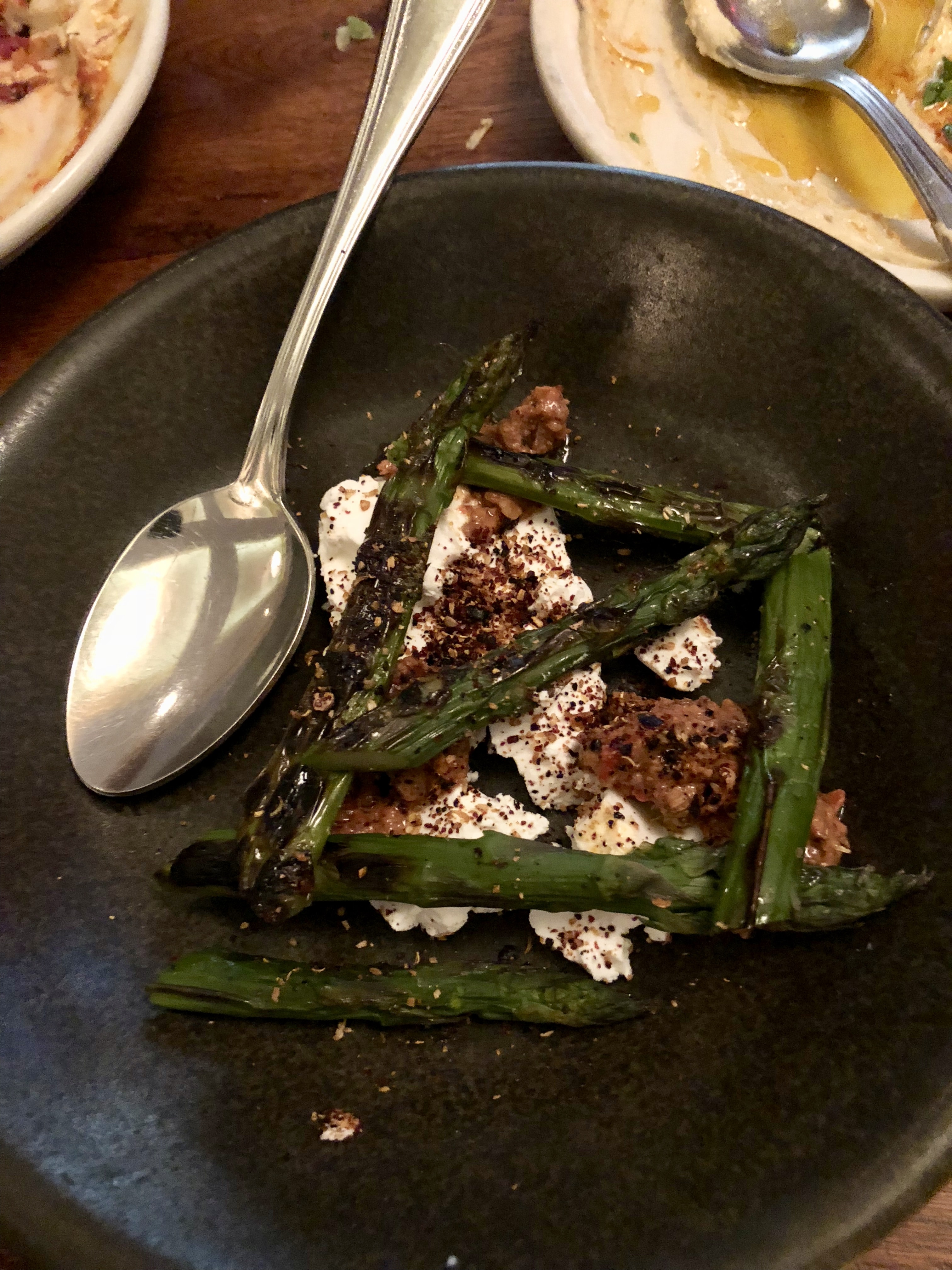 Grilled Asparagus and Feta