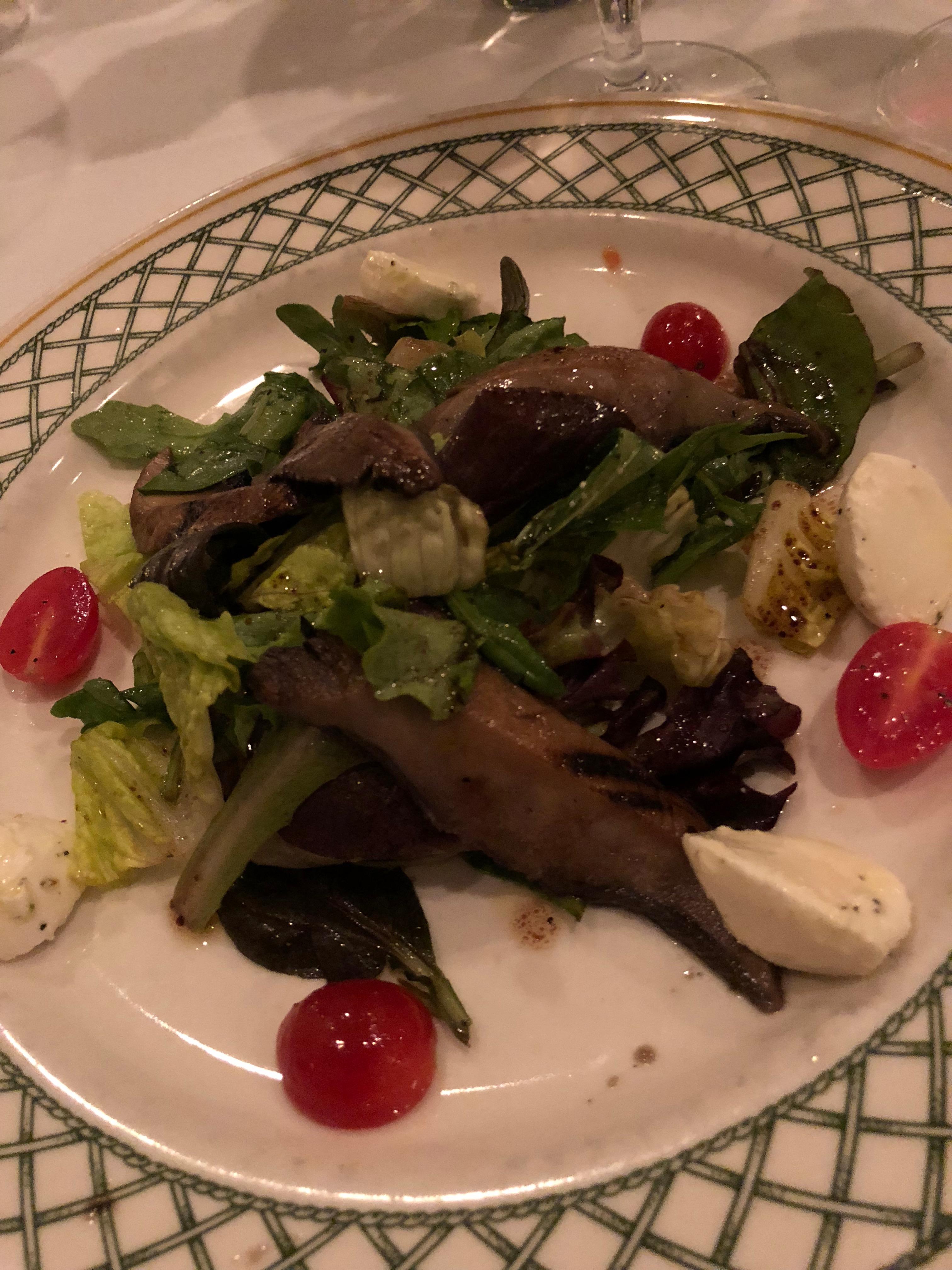 Salad with Portabella