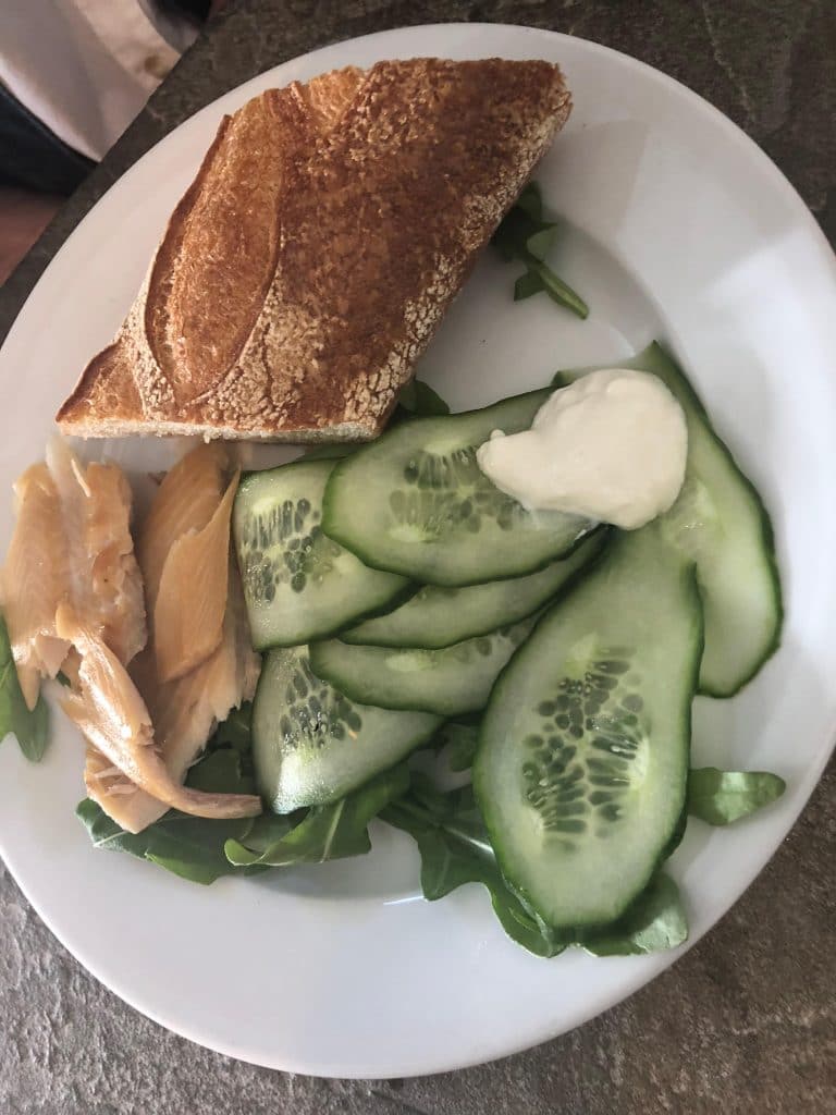 Smoked Trout with Horseradish Sauce