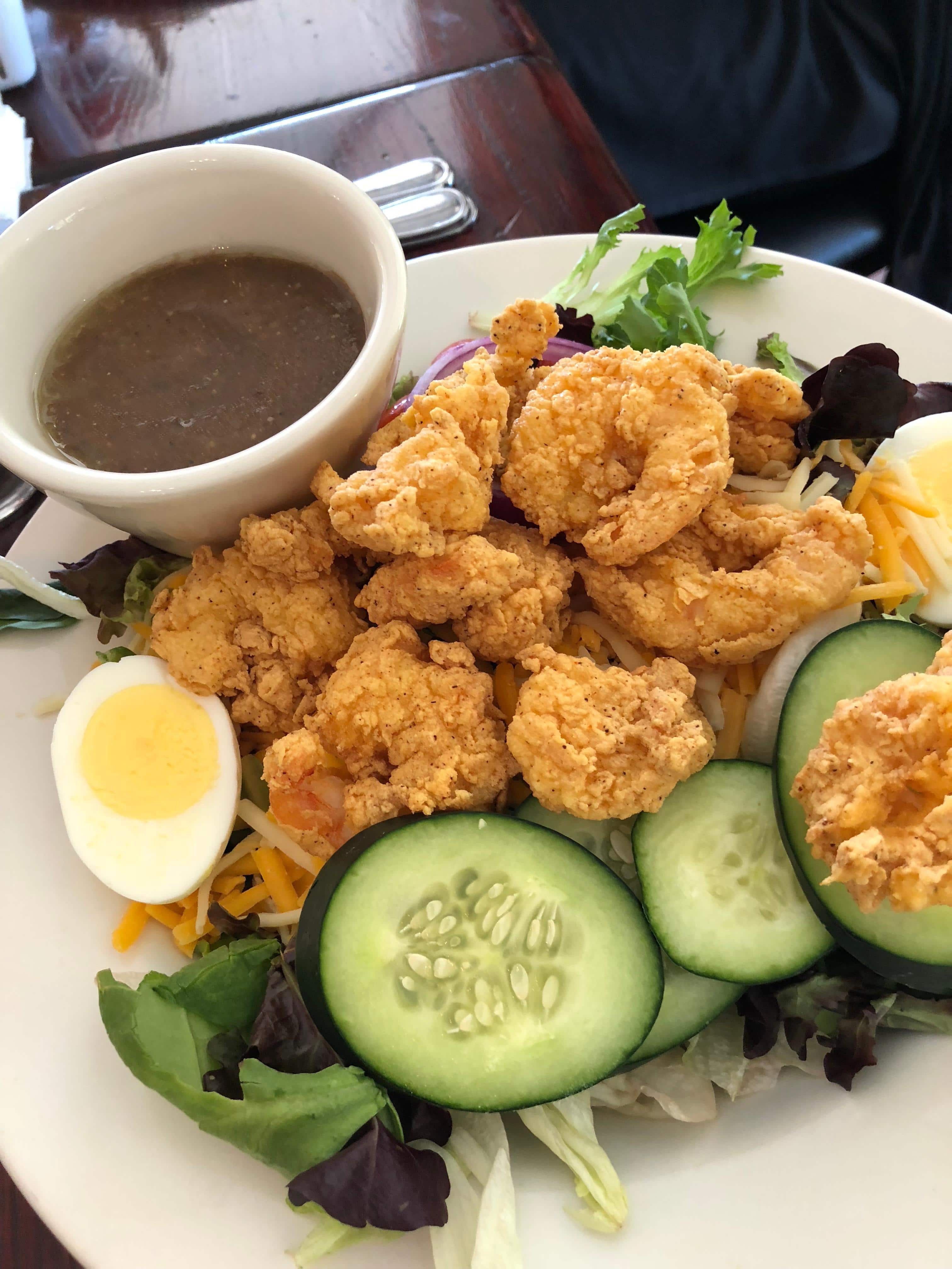 Fried Shrimp Salad