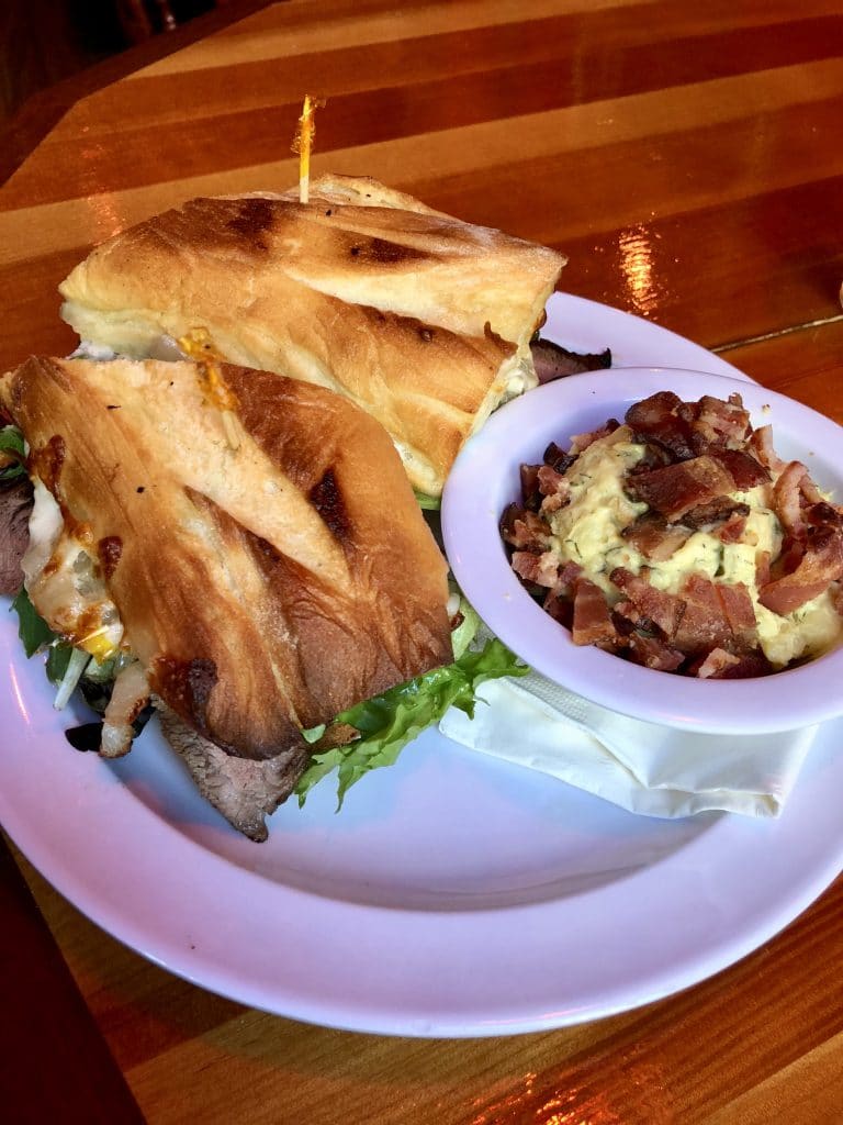 The Dude with Potato Salad and Zoe&#039;s Bacon