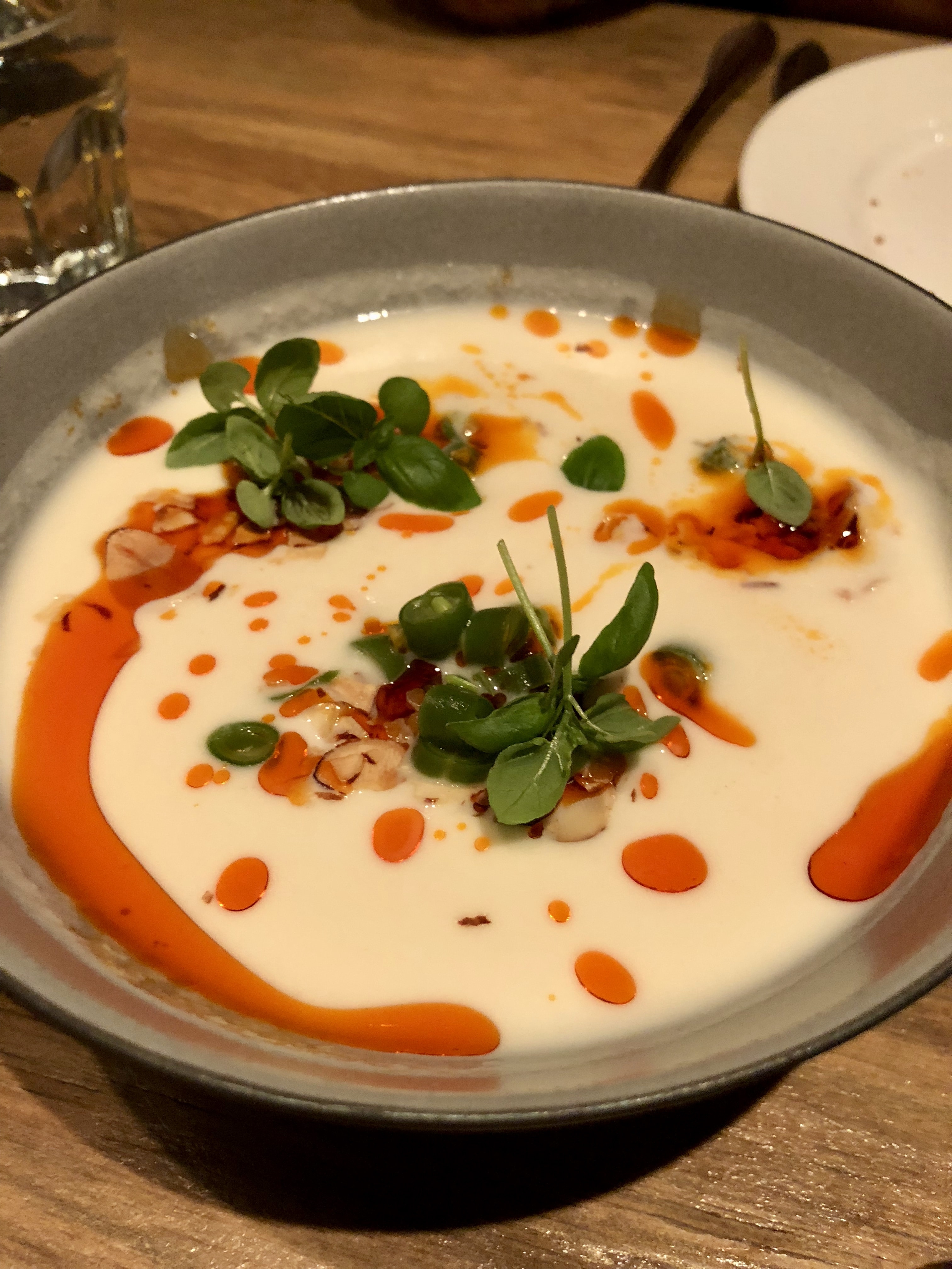 Cauliflower & Sesame Gazpacho