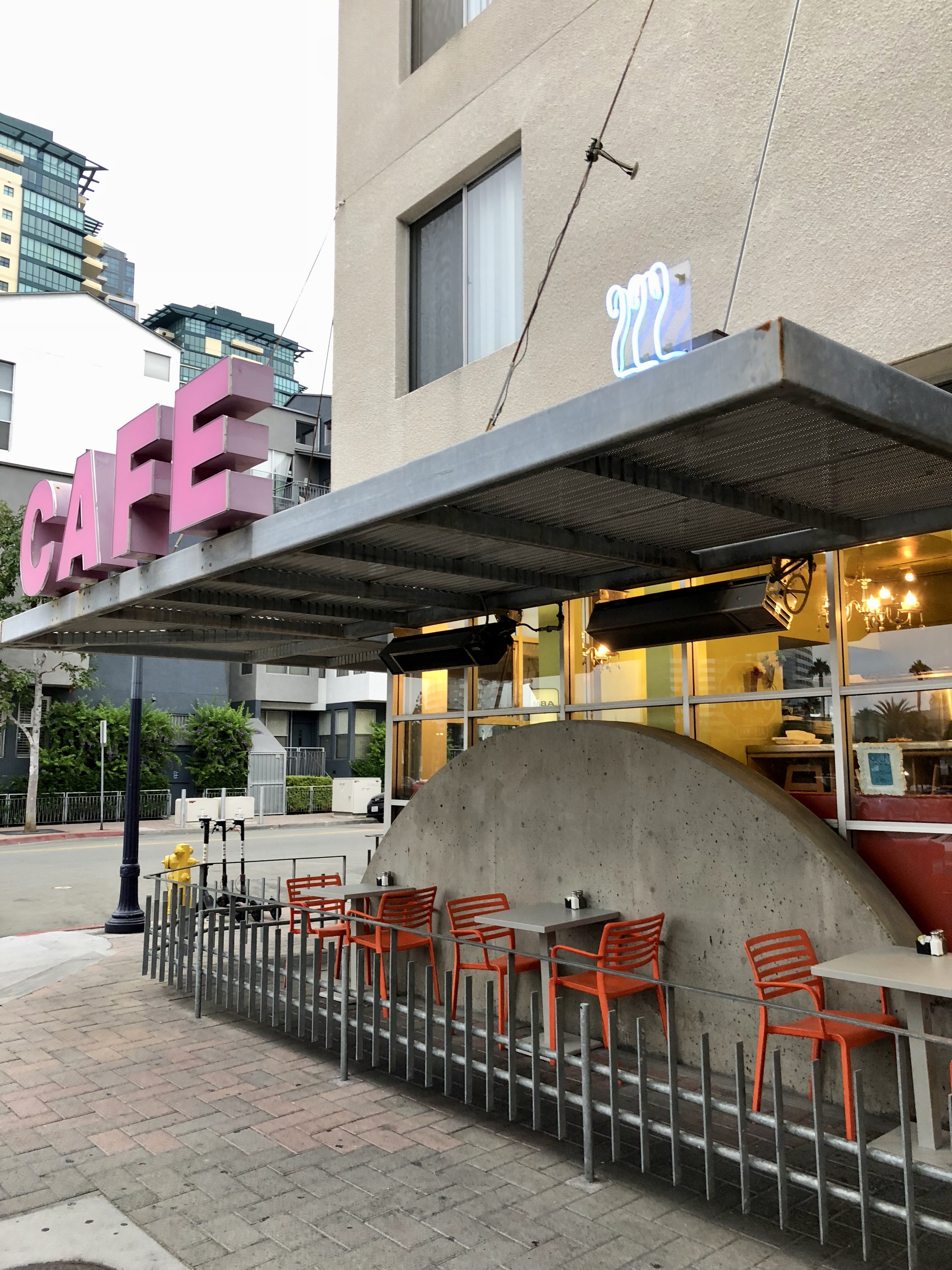 Cafe 222 Entrance