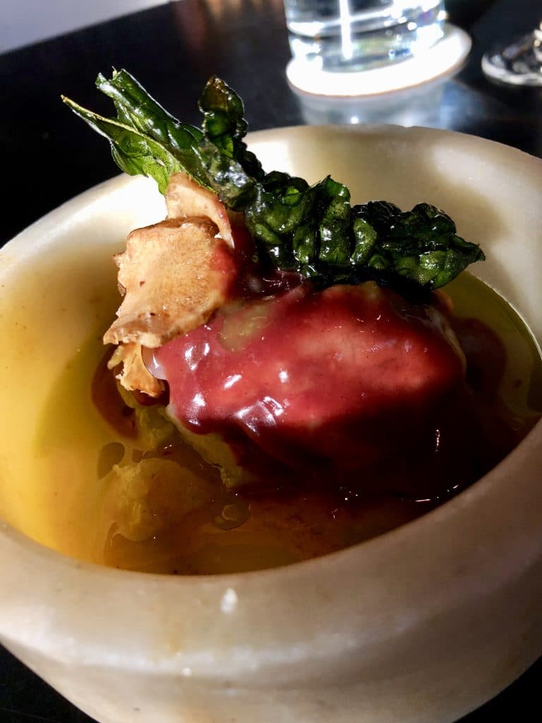 Rockfish, Geoduck and Mussels with Wild Berry Ceviche