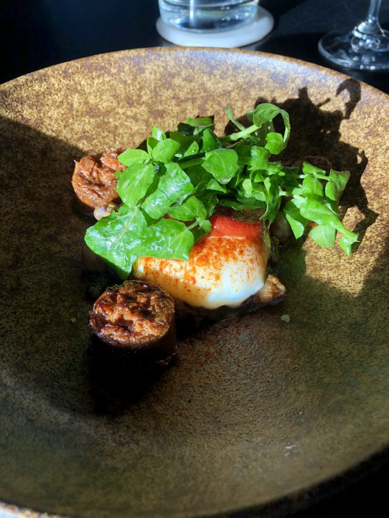 Watercress, House Made Sausage and Egg