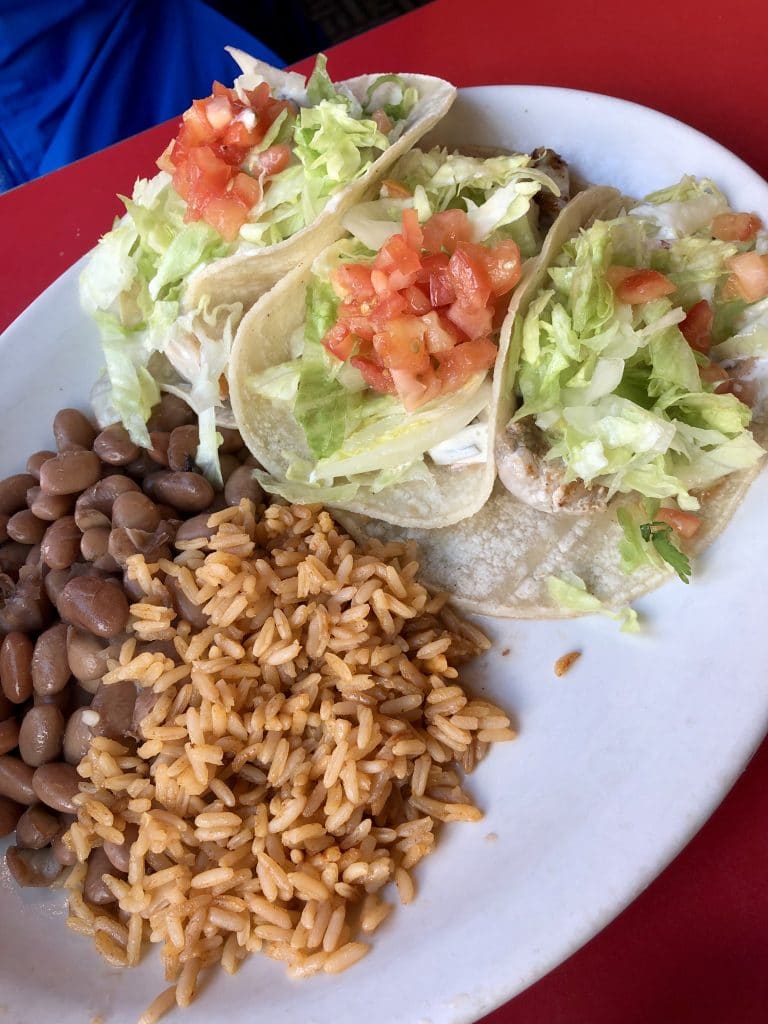 Mahi Mahi Taco Plate