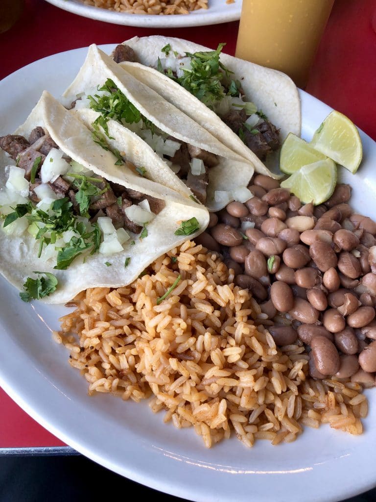 Tacos de Lengua Plate