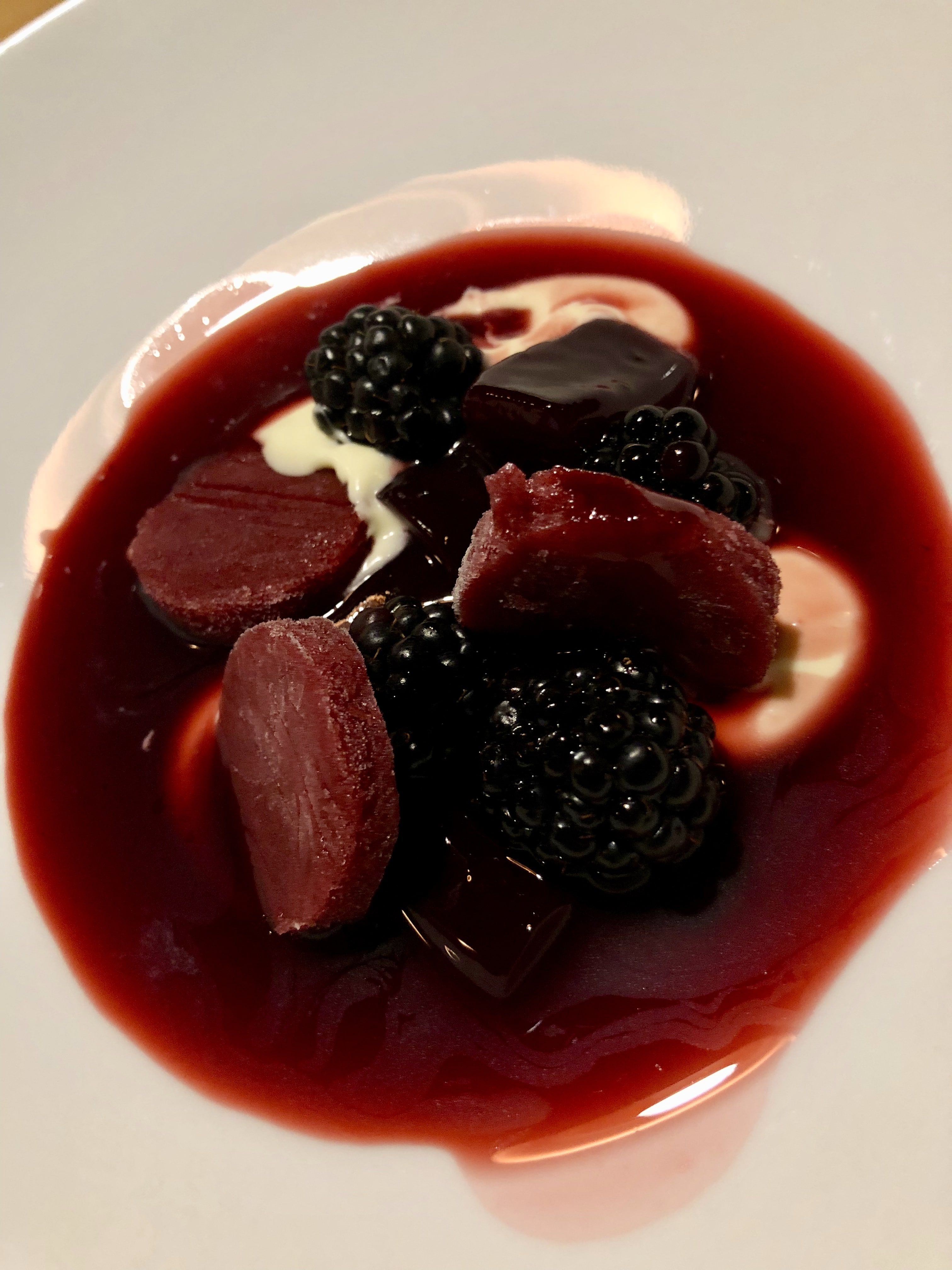 Blackberries 3 Ways in Blackberry Vinegar