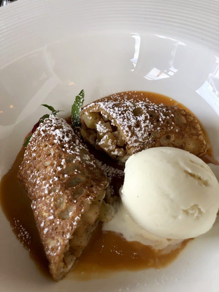 Pumpkin and Chia Seed Pancakes with Green Apple