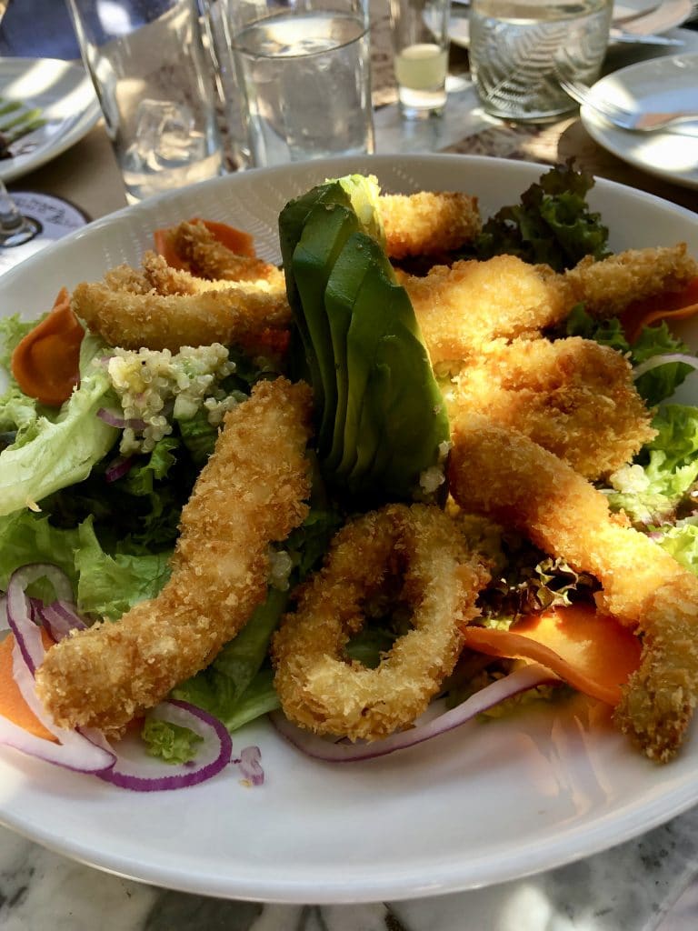 Northern Salad (Fried Calamari, Shrimp, Quinoa)