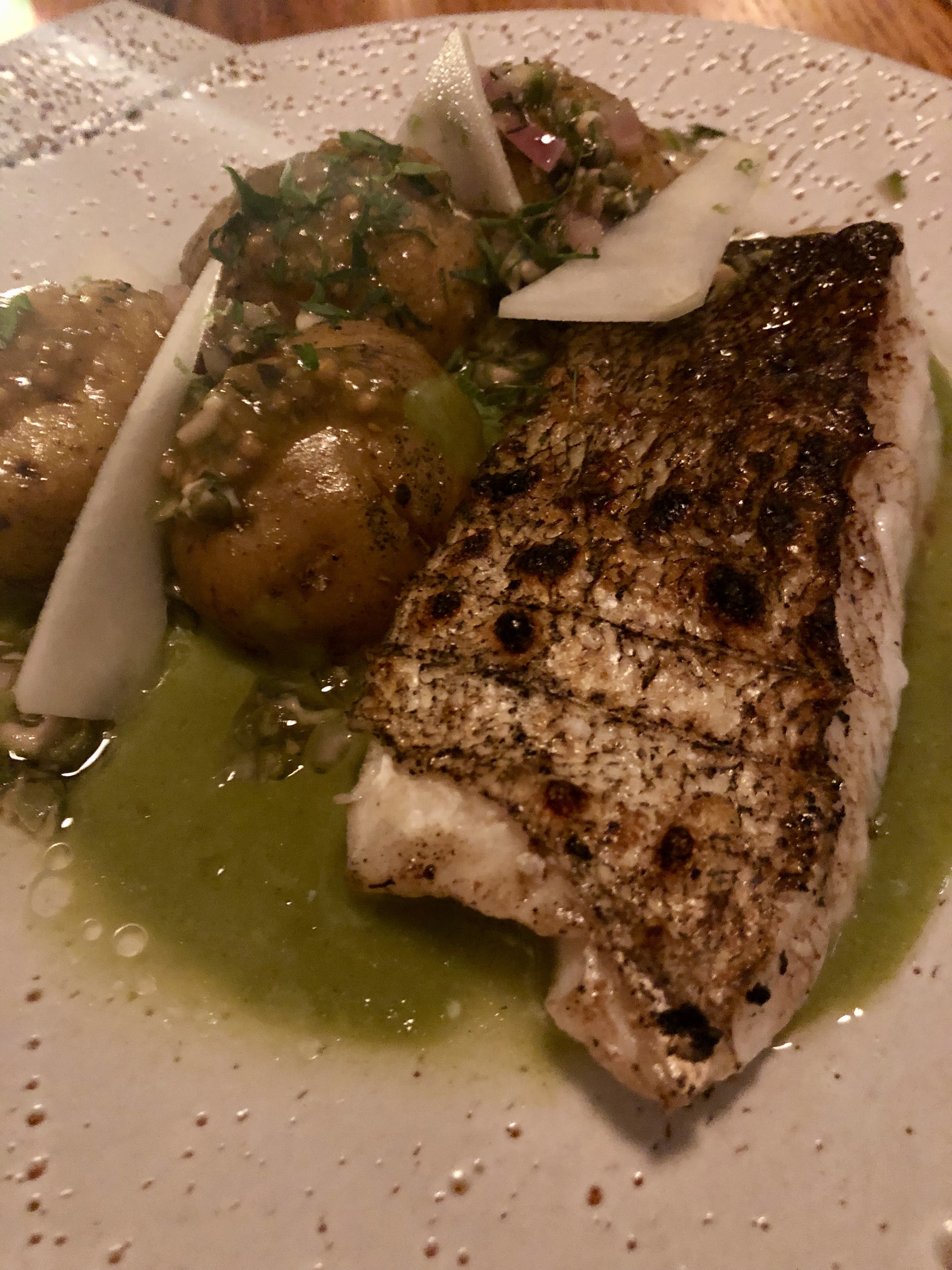 Cod with Green Curry and Potatoes