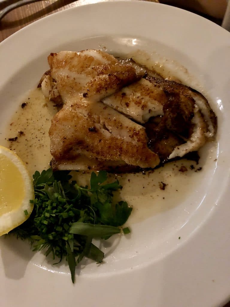 Dover Sole Meunière