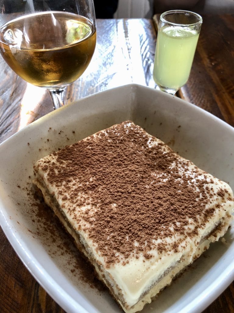 Tiramisu with Limoncello and Vinosia Roce Roce