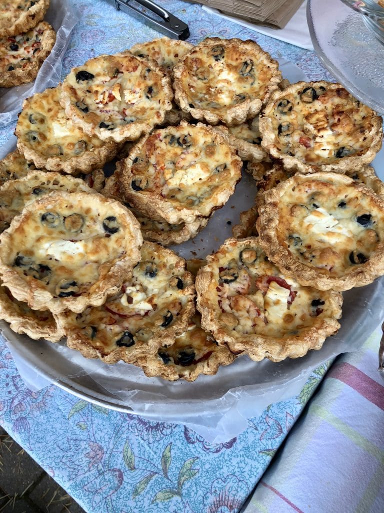 Cheese and Olive Tarts