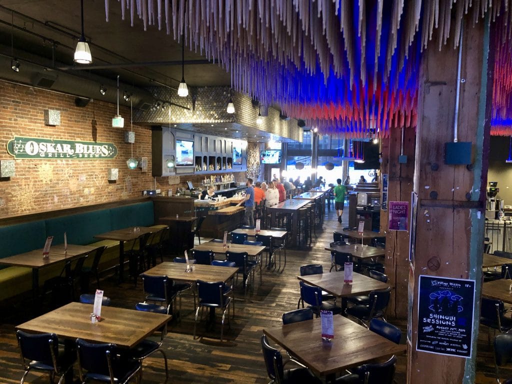 Dining Area Oskar Blues Grill &amp; Brew