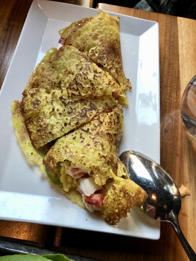 Lobster Saigon Crepes