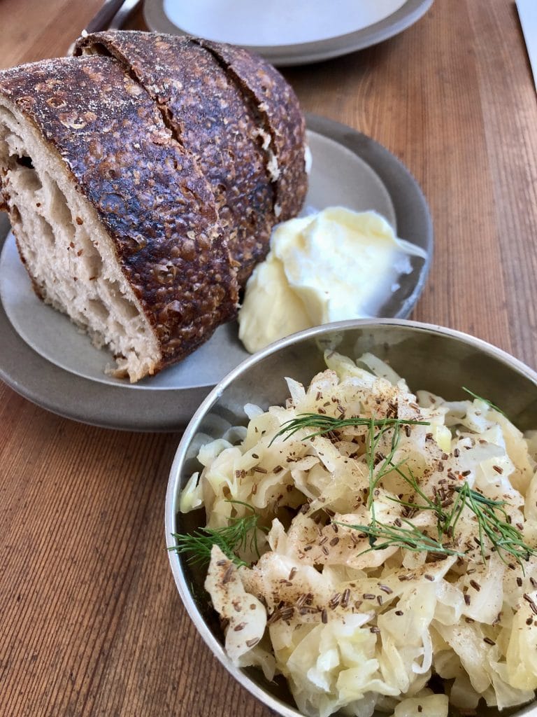 Country Bread and Fermented Vegetable