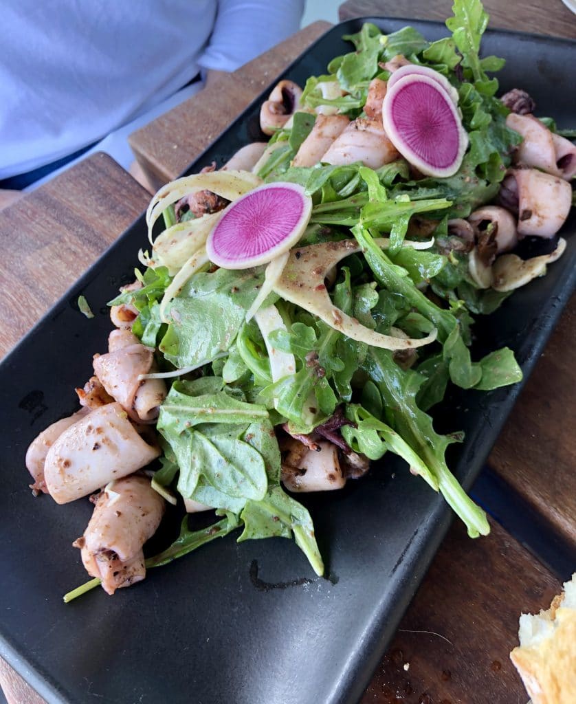 Grilled Squid Salad