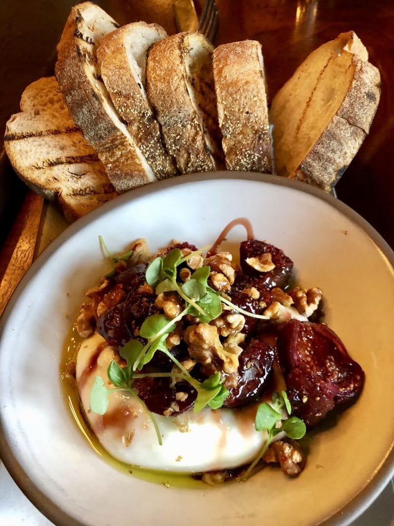 Burrata and Mission Figs