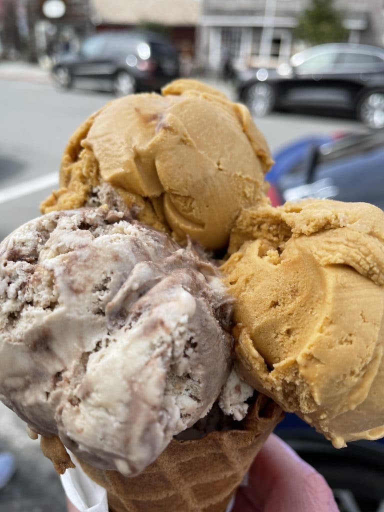 Coffee Almond Fudge and Salted Caramel