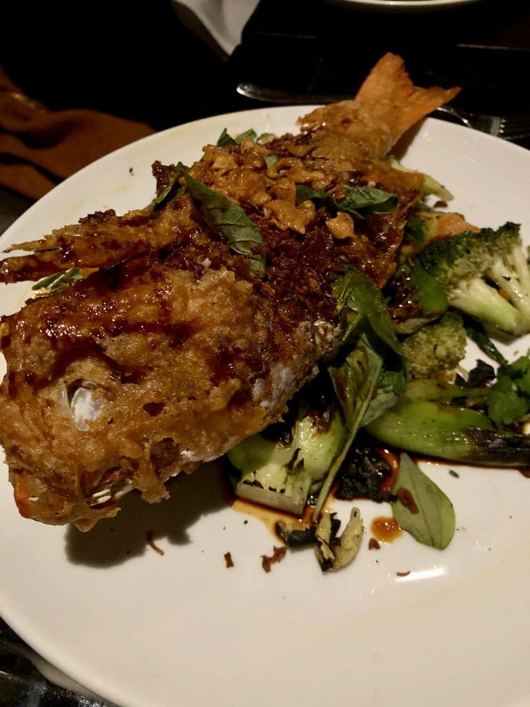 Crispy Whole Lane Snapper