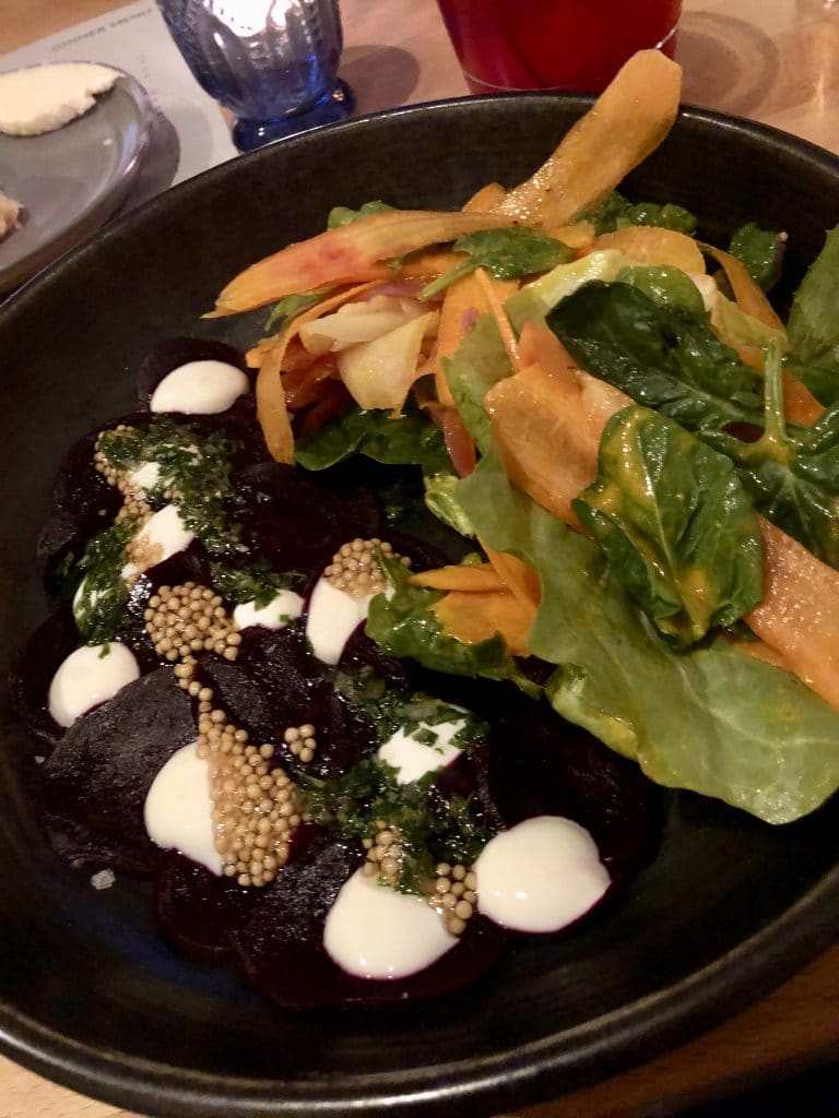 Shaved Carrot and Beet Salad