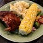 Ribs, Corn and Potato Salad