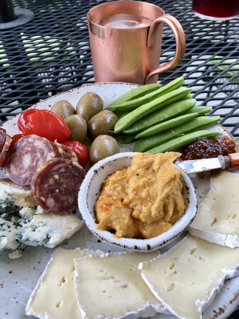 Charcuterie and Cheese with a Mule