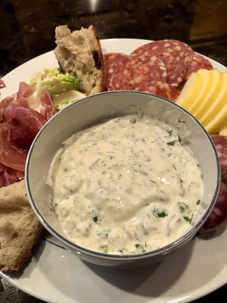 Smoked Oyster Dip with Charcuterie