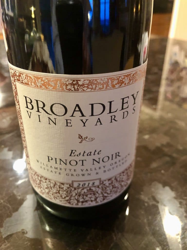 Broadley Vineyards Pinot Noir